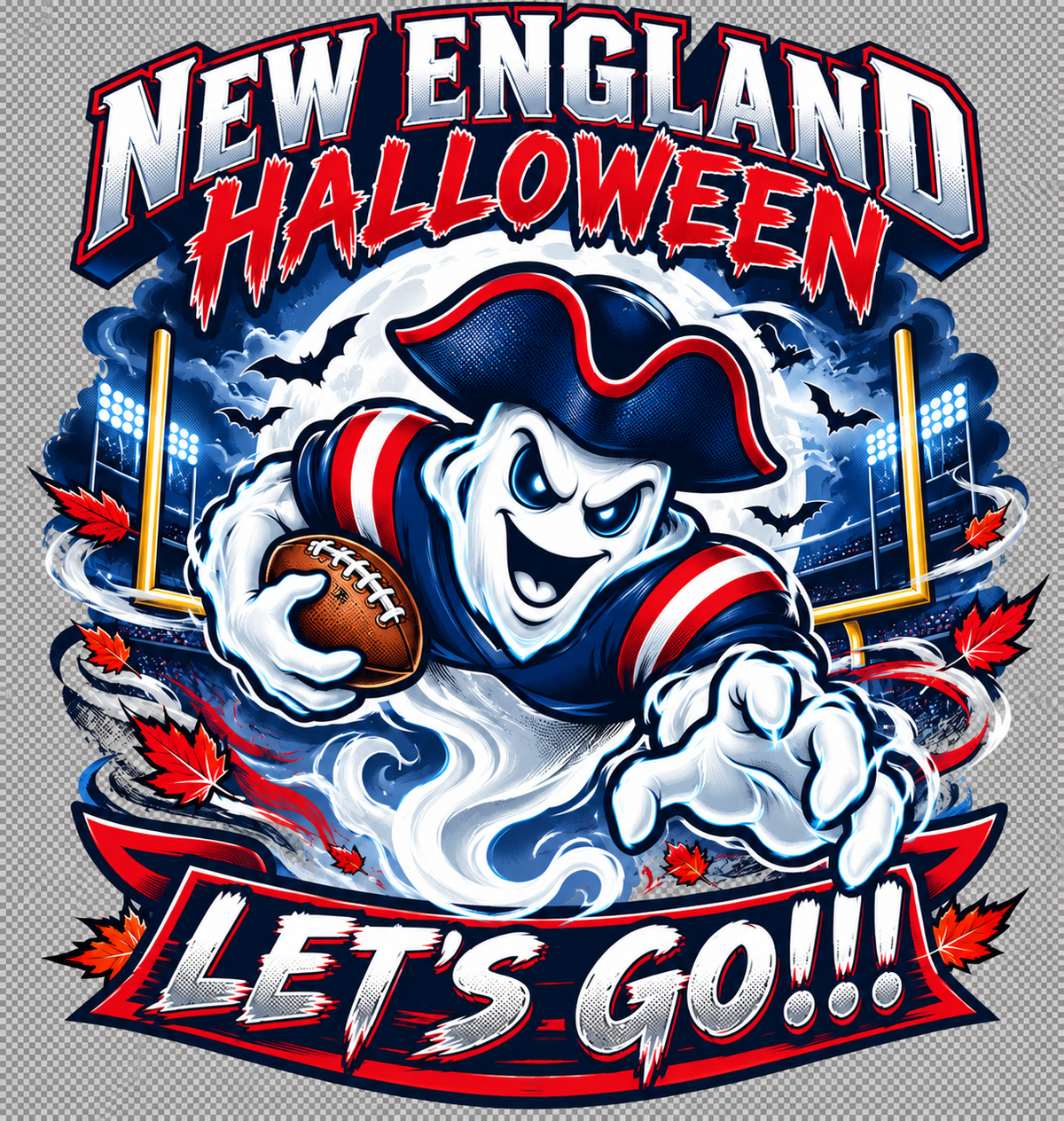 Halloween Football New England T-Shirt