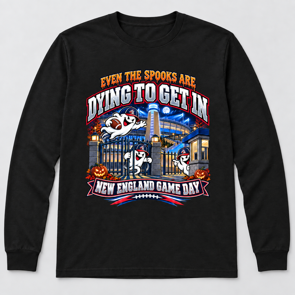 Halloween Football New England Game Day T-Shirt